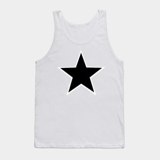 Black and White Star Tank Top